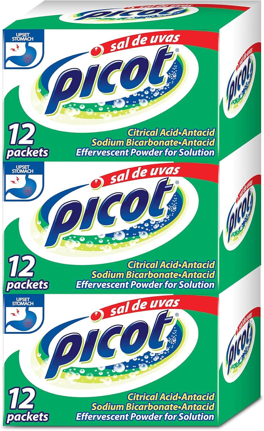 Effervescent Antacid Showdown: Sal de Uvas Picot's Powder Solution vs. Standard - 3-Pack & 3 Boxes Tested 2024