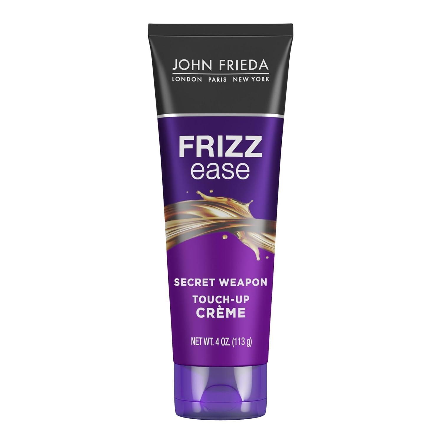 John Frieda Frizz Ease Secret Weapon Touch-Up Crème vs. Regular Anti-Frizz: Tested in Frizz-Prone Showdown
