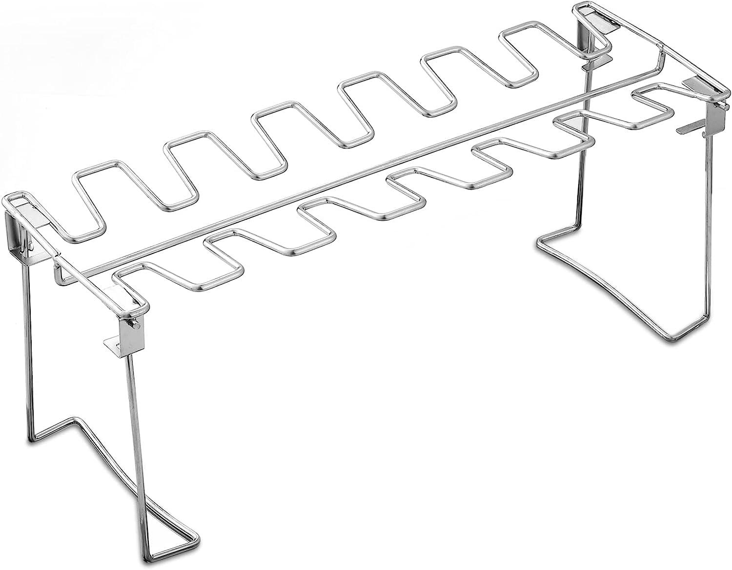 Showdown: 14-Slot Rack vs. Stainless Steel Holder for Grill Smoker Oven - Surprising Efficiency