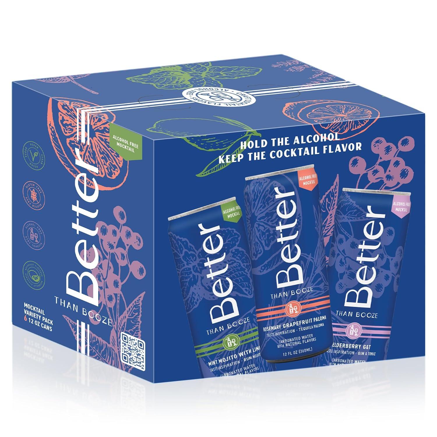 Surprising Mocktail Showdown: Non-Alcoholic Drinks, Ritual Zero Proof, 3-Variety 6-Pack