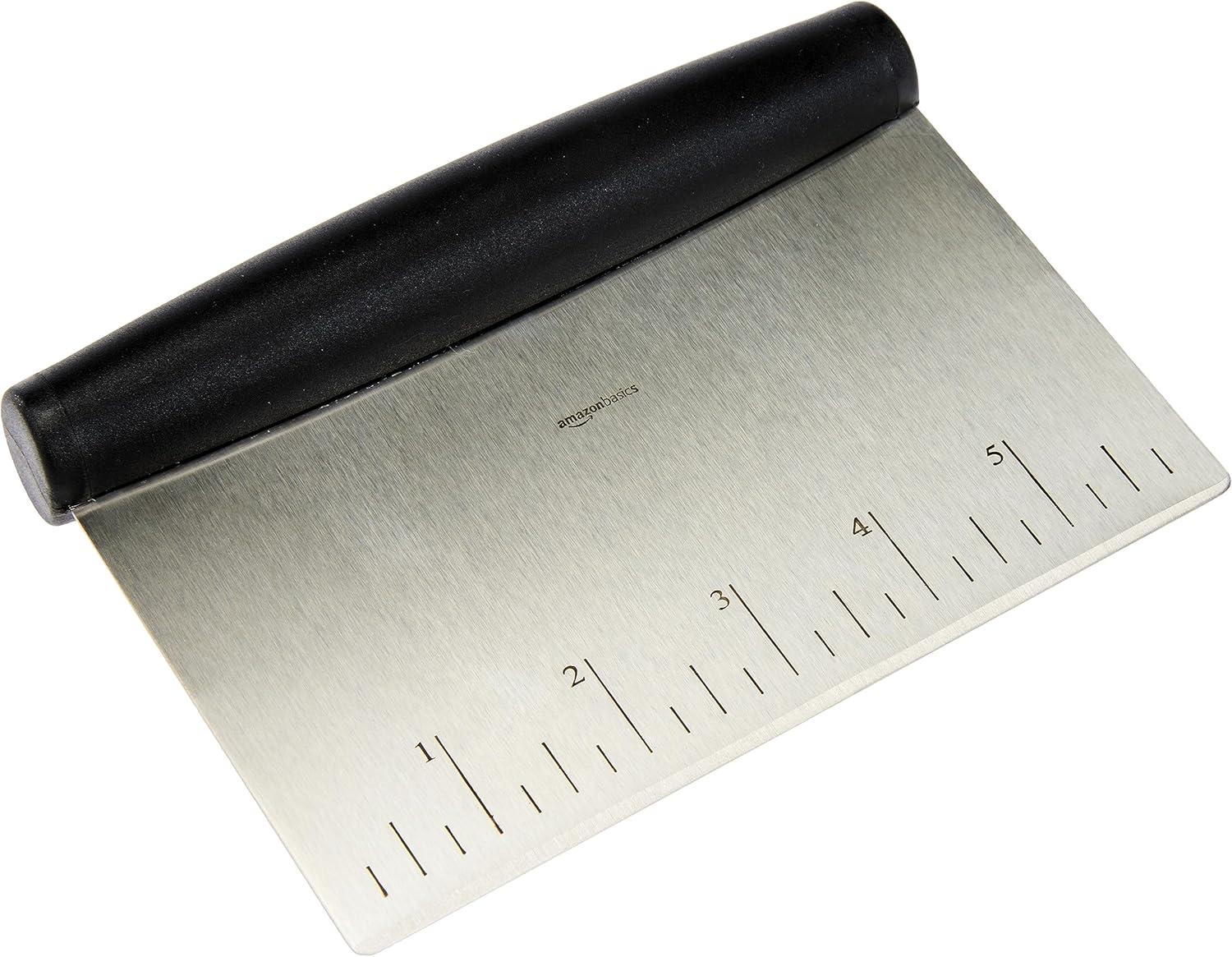 Amazon Basics Scraper/Chopper: Contoured Grip Tested, Surprising Kitchen Use Case