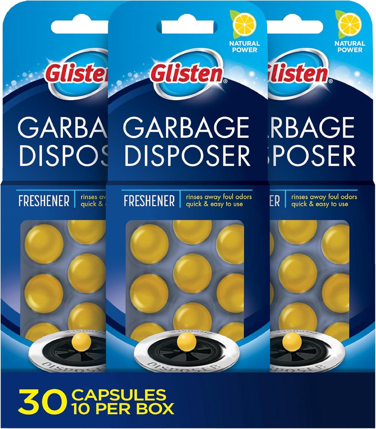 Lemon Scent Tested: Glisten's 30-Capsule Garbage Disposer Showdown vs. Competitors