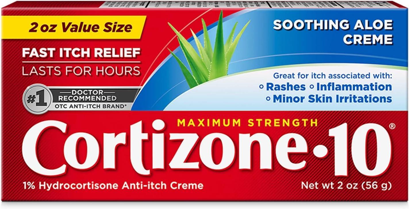 Cortizone 10's Aloe vs. 2-Oz Hydrocortisone: Tested for Sensitive Skin Relief