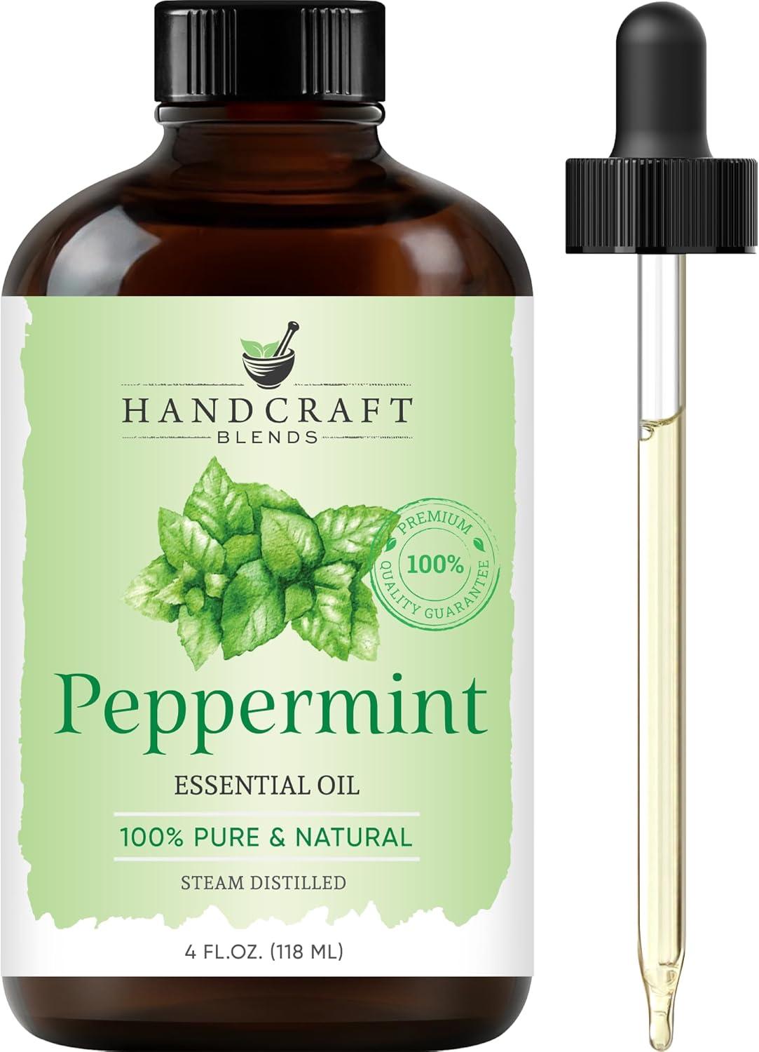 Handcraft Blends Peppermint Essential Oil Compared: 4 Fl Oz vs DIY (Surprising Purity & Value)