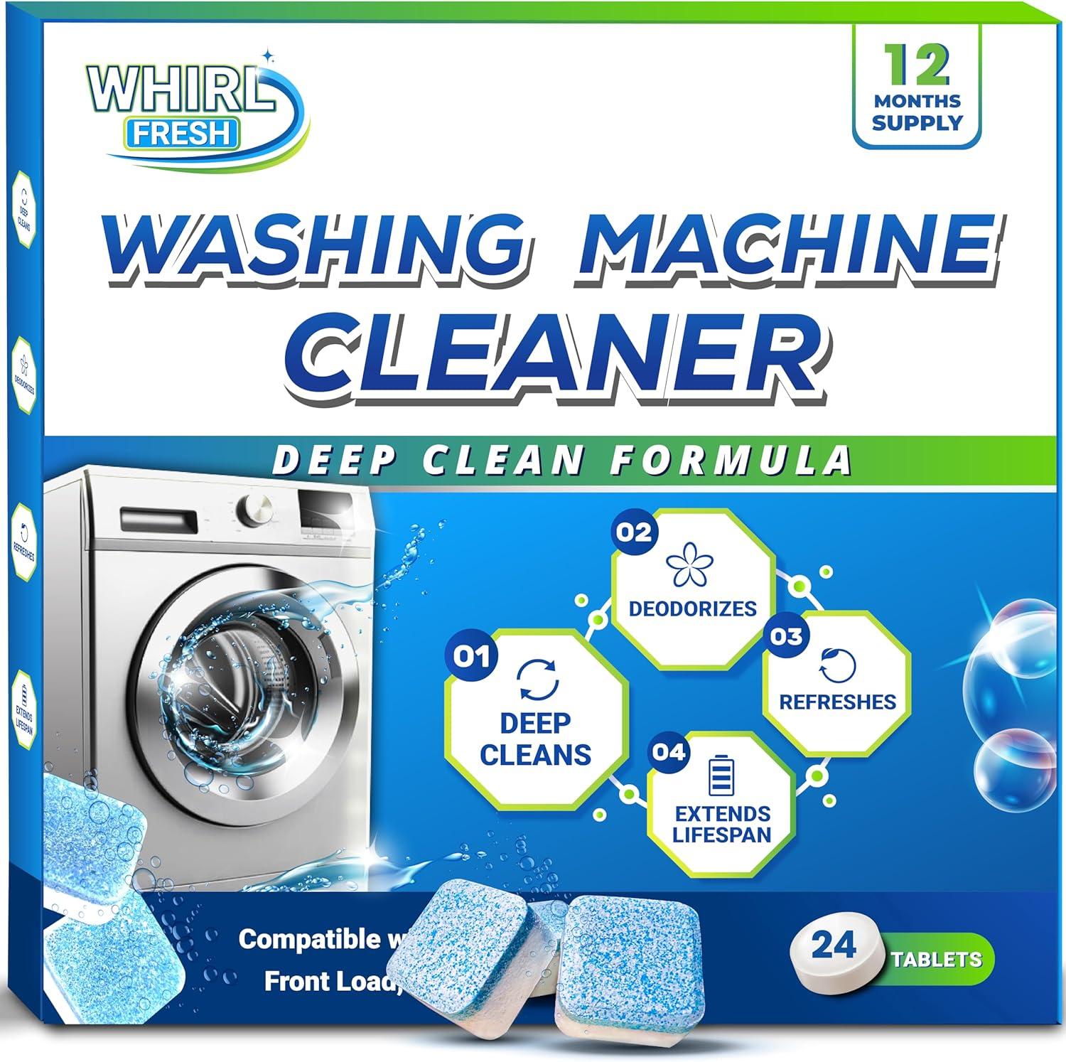 Versus Liquid Cleaners: 24-Pack Septic-Safe Tabs, No Mess, 12 Months