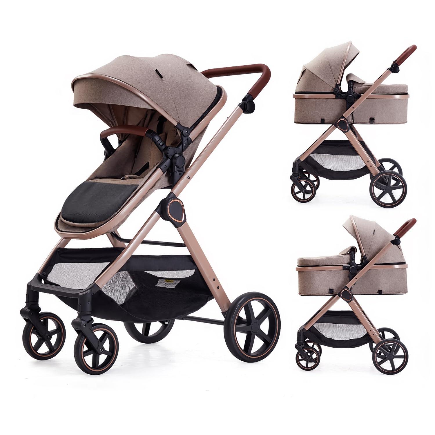 Safe & Adaptable Baby Strollers Tested: Reversible Seat & 360° Wheels