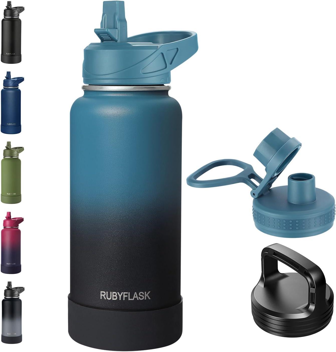 Showdown: 32oz Straw, Stainless Steel, & 3-Lid Leakproof Thermos Tested for Travel - Surprising Insight