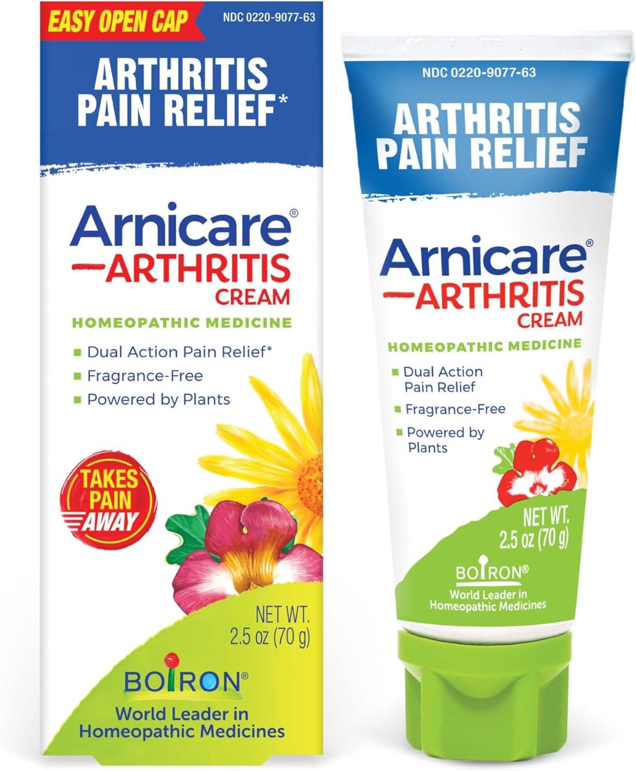 Boiron Arnicare Arthritis Cream: Tested Fragrance-Free & Quick Absorption - Surprising Joint Care