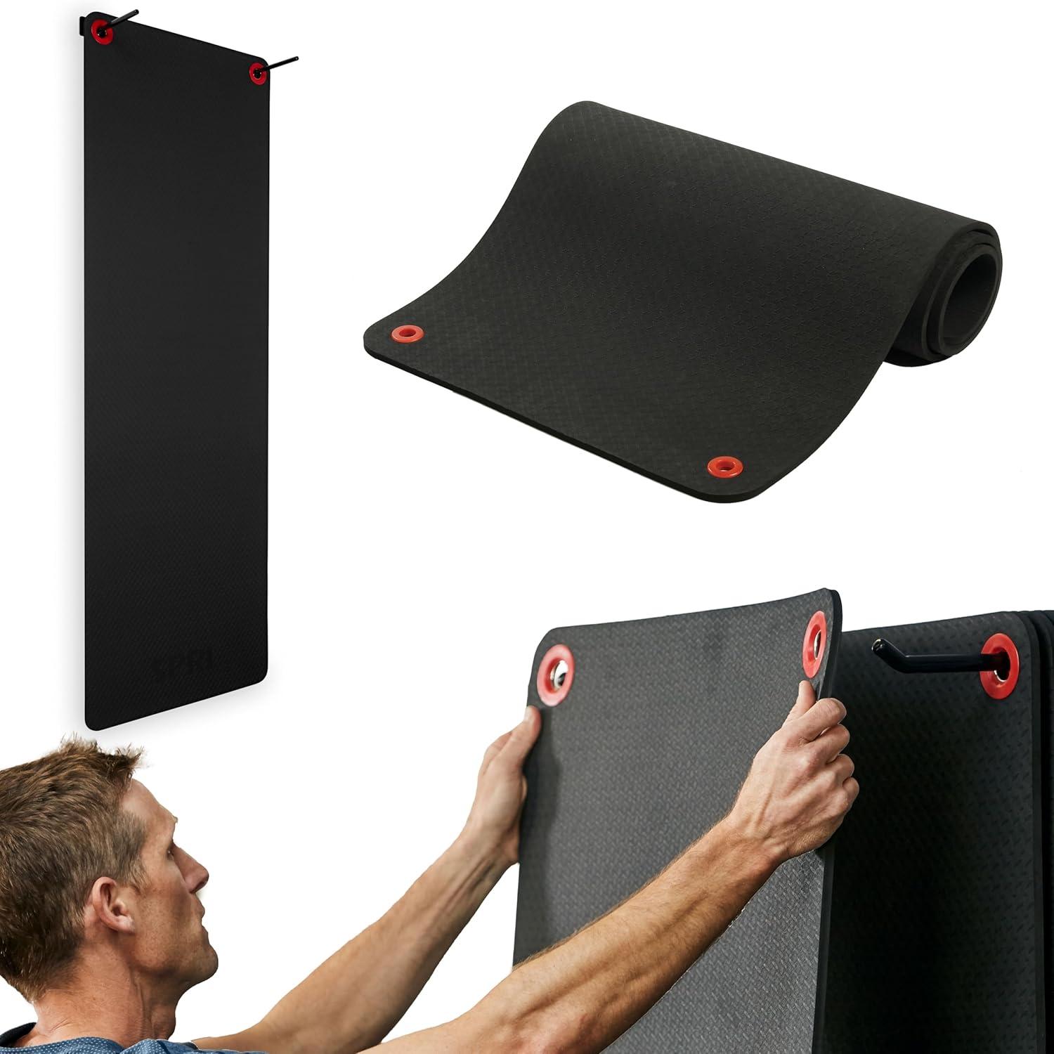 SPRI Hanging Mat Tested: Reinforced Holes & Commercial Grade for Group Fitness Use, Surprising Durability