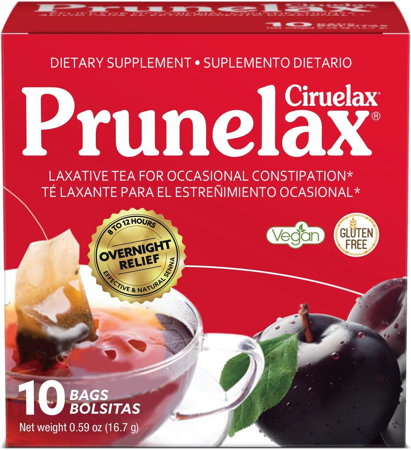 Prunelax Ciruelax Tested: Natural Senna Extracts vs. 10 Bags (Occasional Constipation)