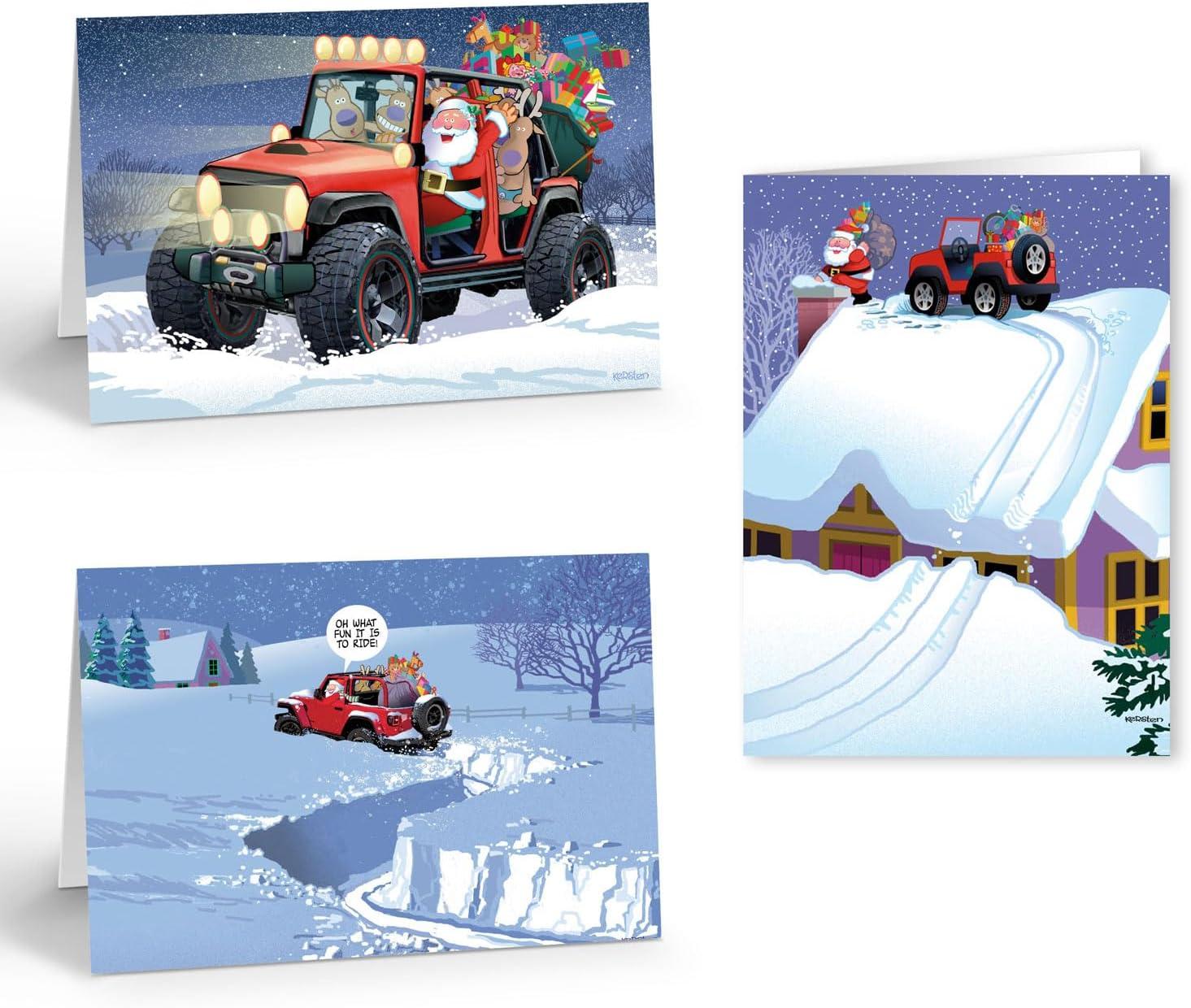 Tested: Automotive Wheel Adapters vs. Holiday Cards for Snowy Use Case